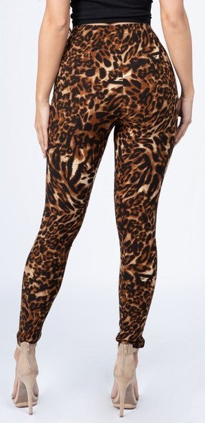 Leggings Leopard-Print Leggings