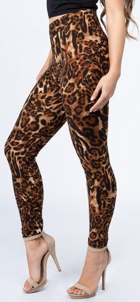 Leggings Leopard-Print Leggings