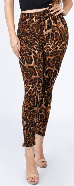 Leggings Leopard-Print Leggings