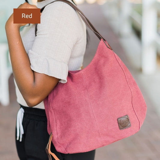 Anniston Canvas Hobo Bag