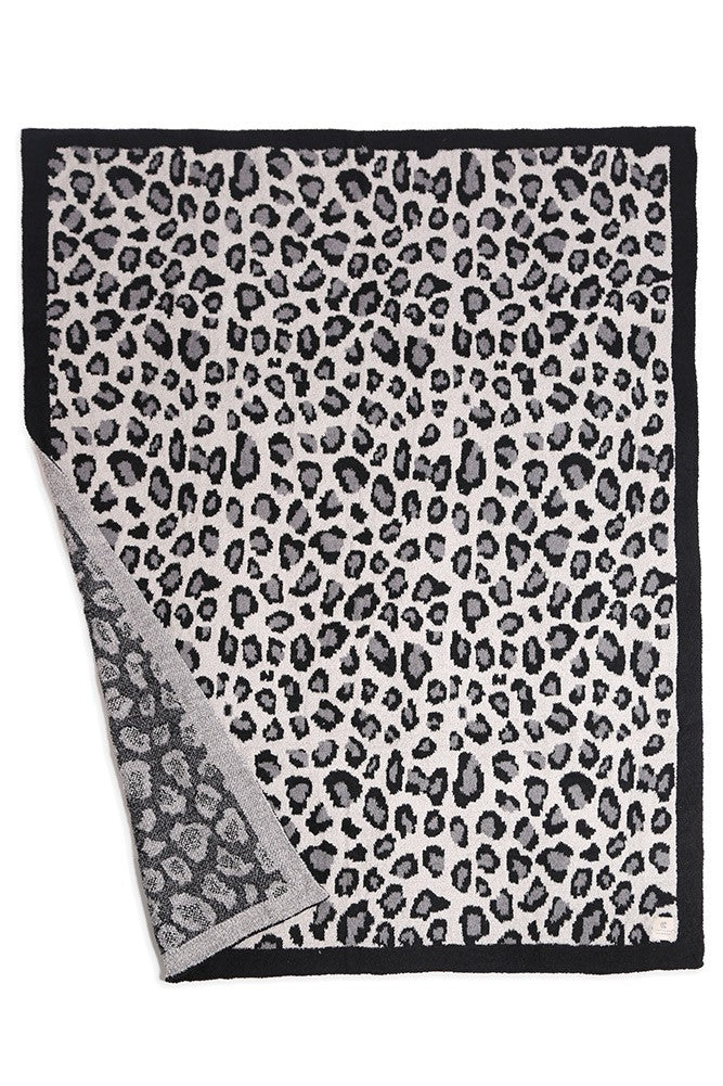 Luxury Leopard Print Throw Blanket