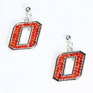 OSU Oklahoma State Cowboys Crystal Earrings