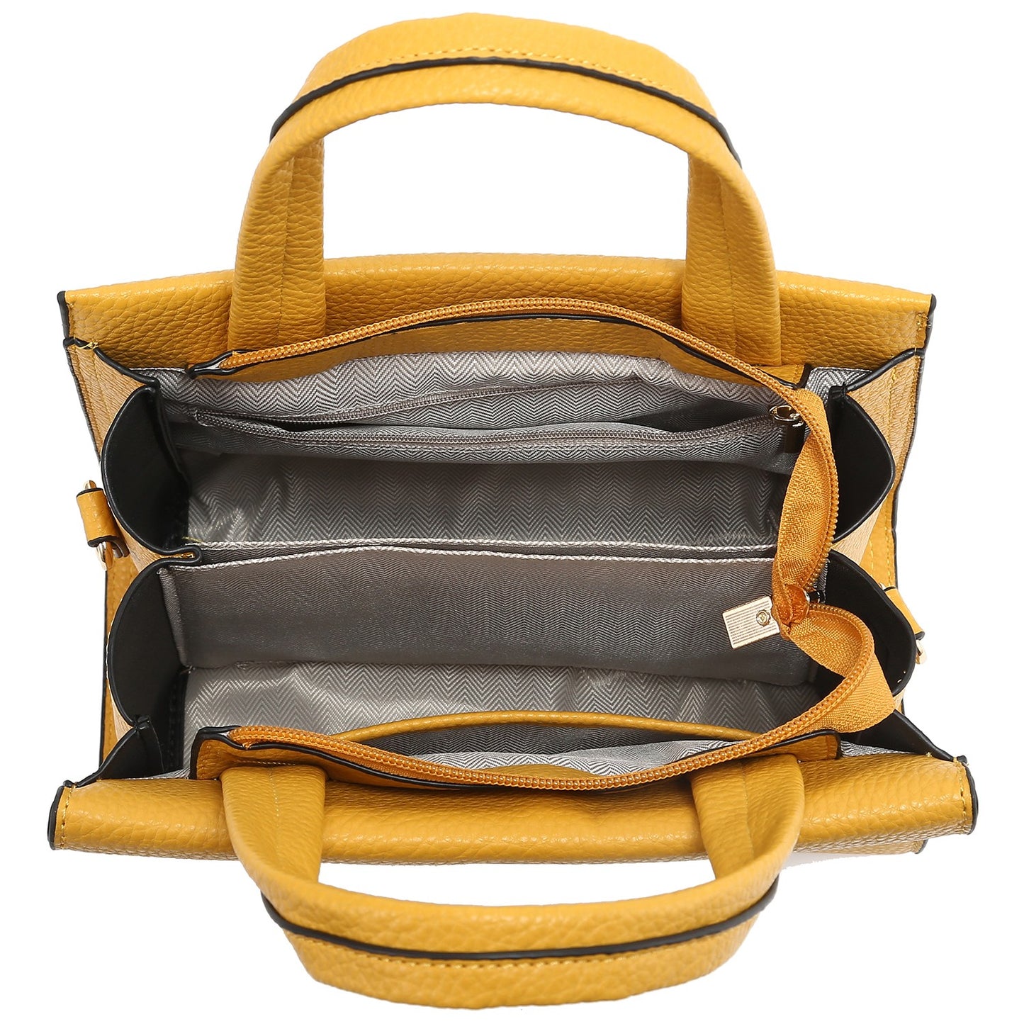 Twist Lock Flap Satchel
