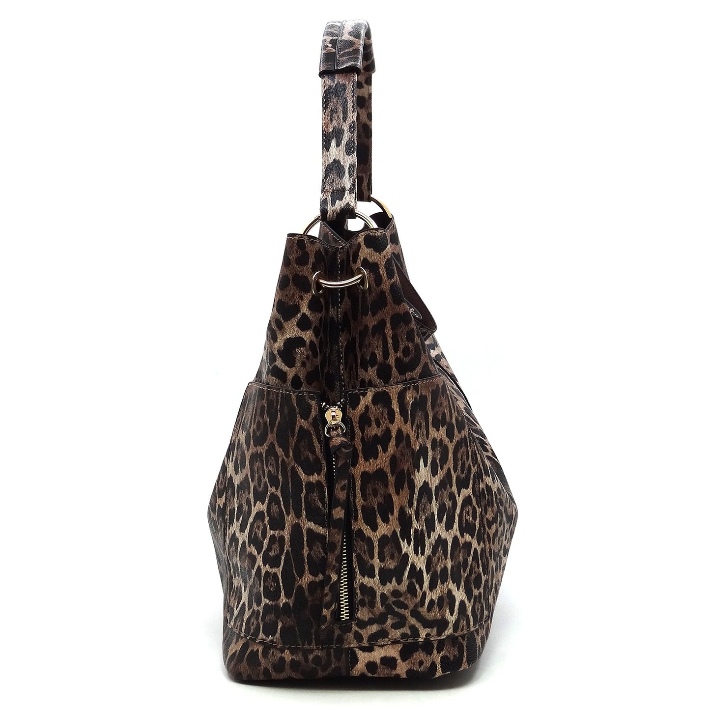 Leopard Hobo Shoulder Bag
