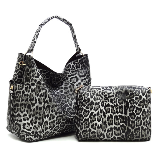 Leopard Hobo Shoulder Bag