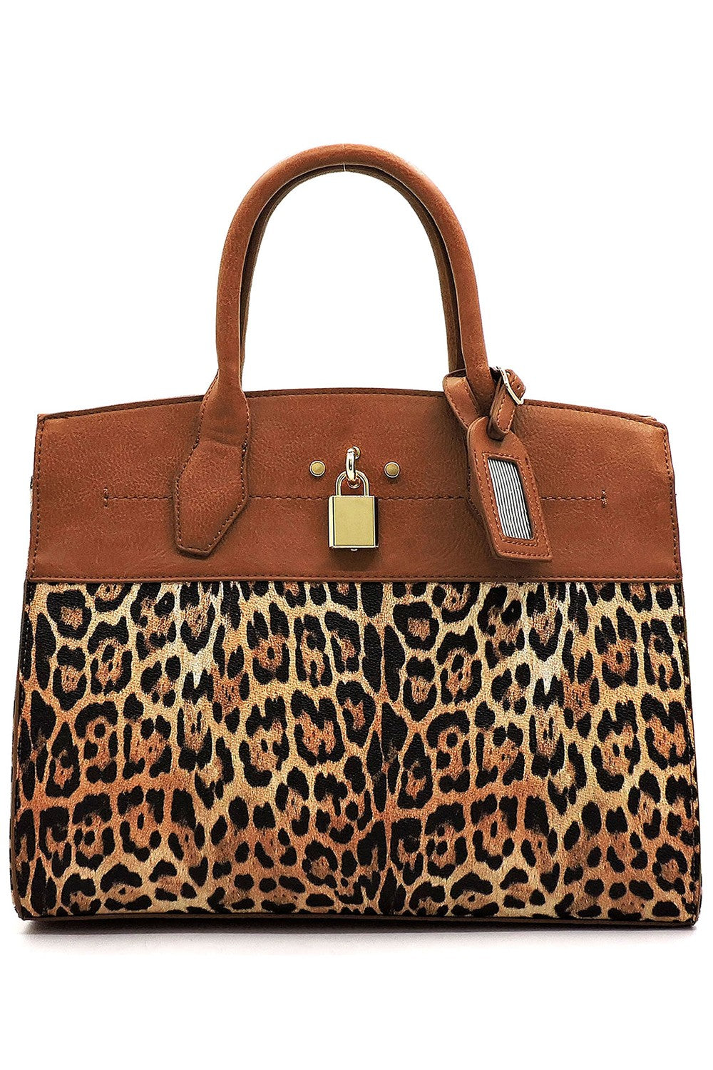 Leopard Padlock 2-in-1 Satchel