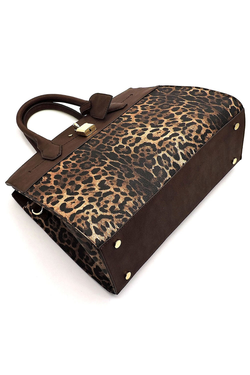 Leopard Padlock 2-in-1 Satchel