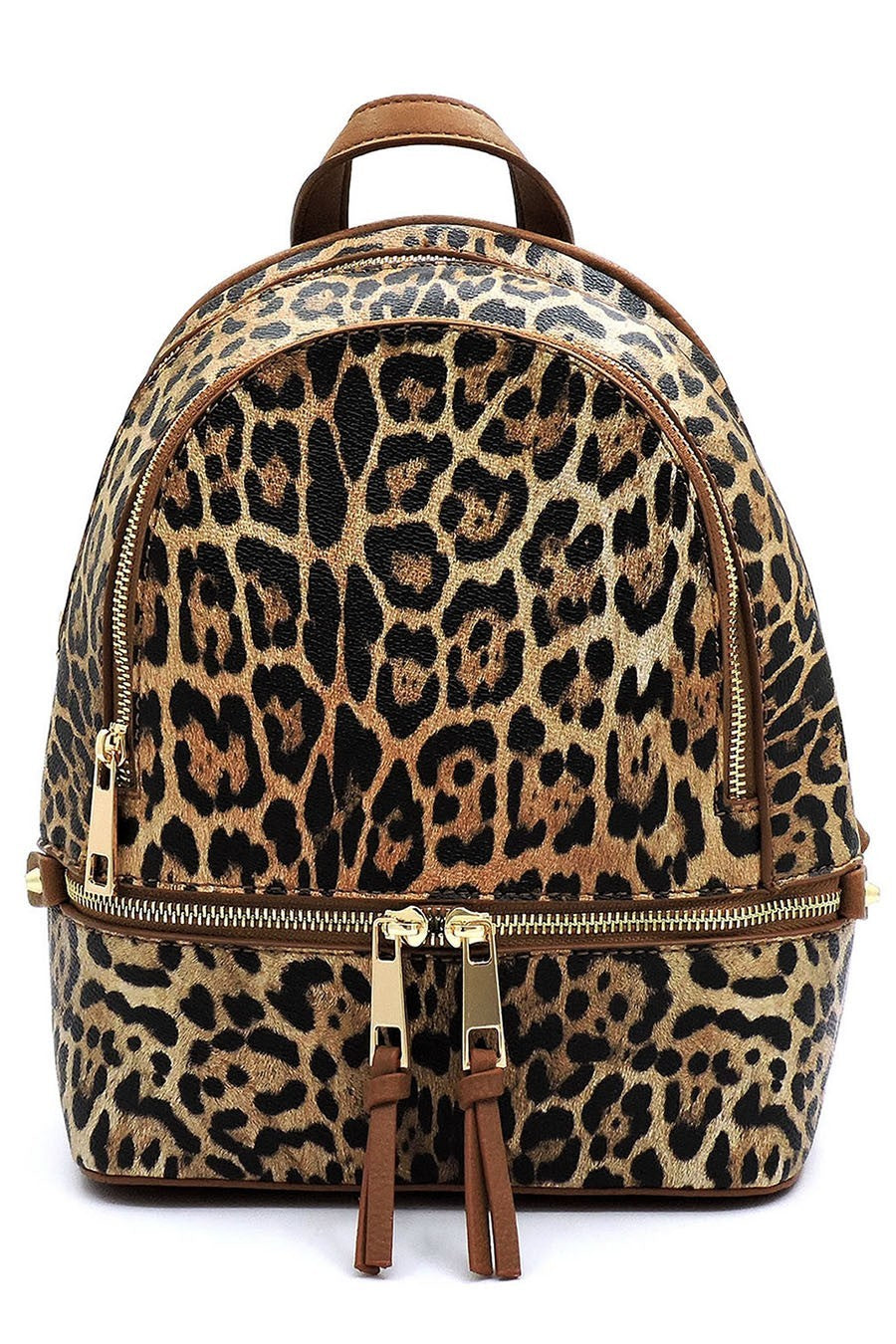 Leopard 2-in-1 Backpack Wallet Set