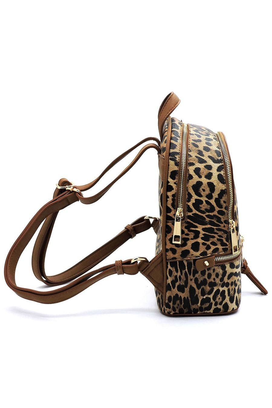 Leopard 2-in-1 Backpack Wallet Set