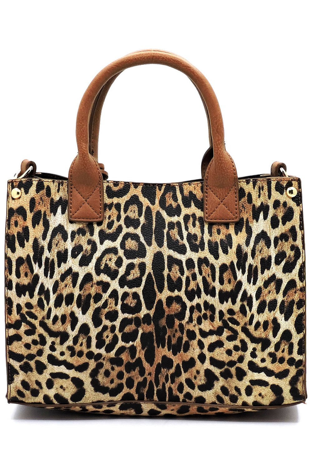 3-in-1 Boxy Satchel With Shoulder Strap