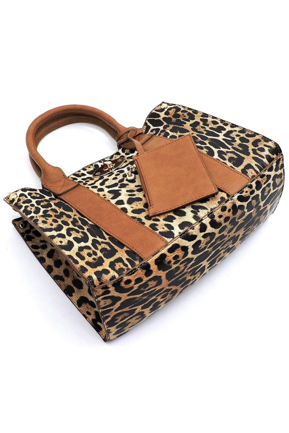 3-in-1 Boxy Satchel With Shoulder Strap