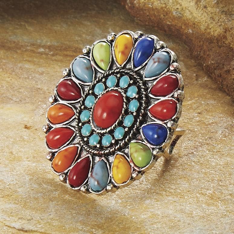 Horizon Sunset Cuff Ring