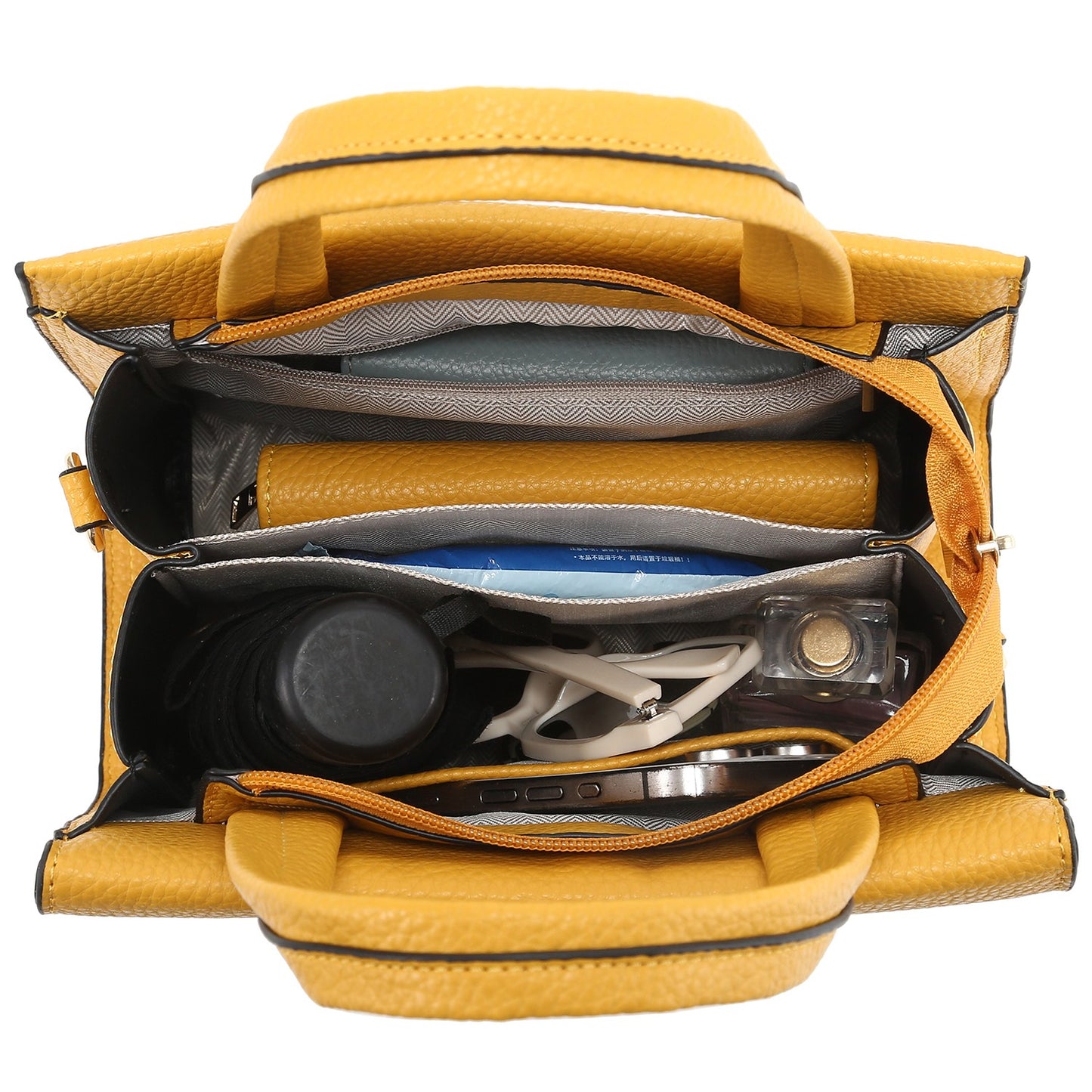 Twist Lock Flap Satchel