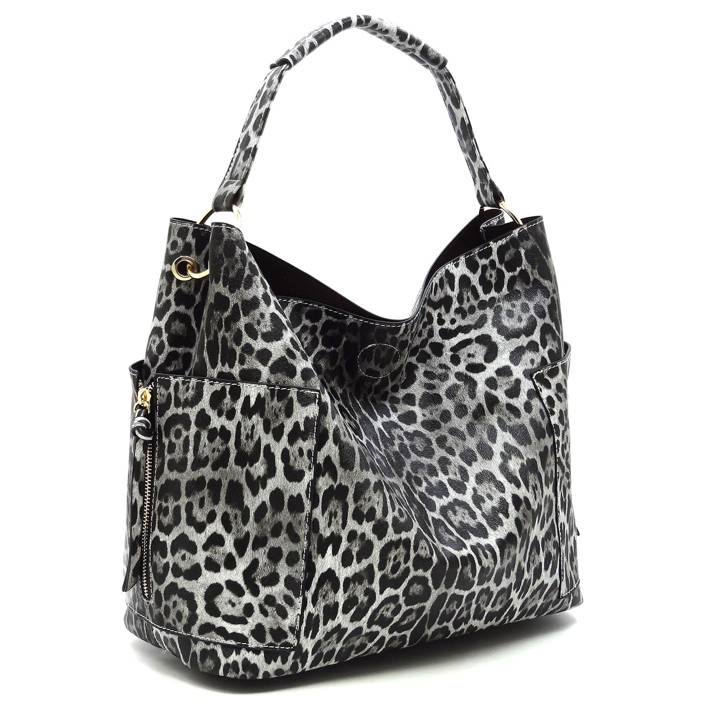 Leopard Hobo Shoulder Bag