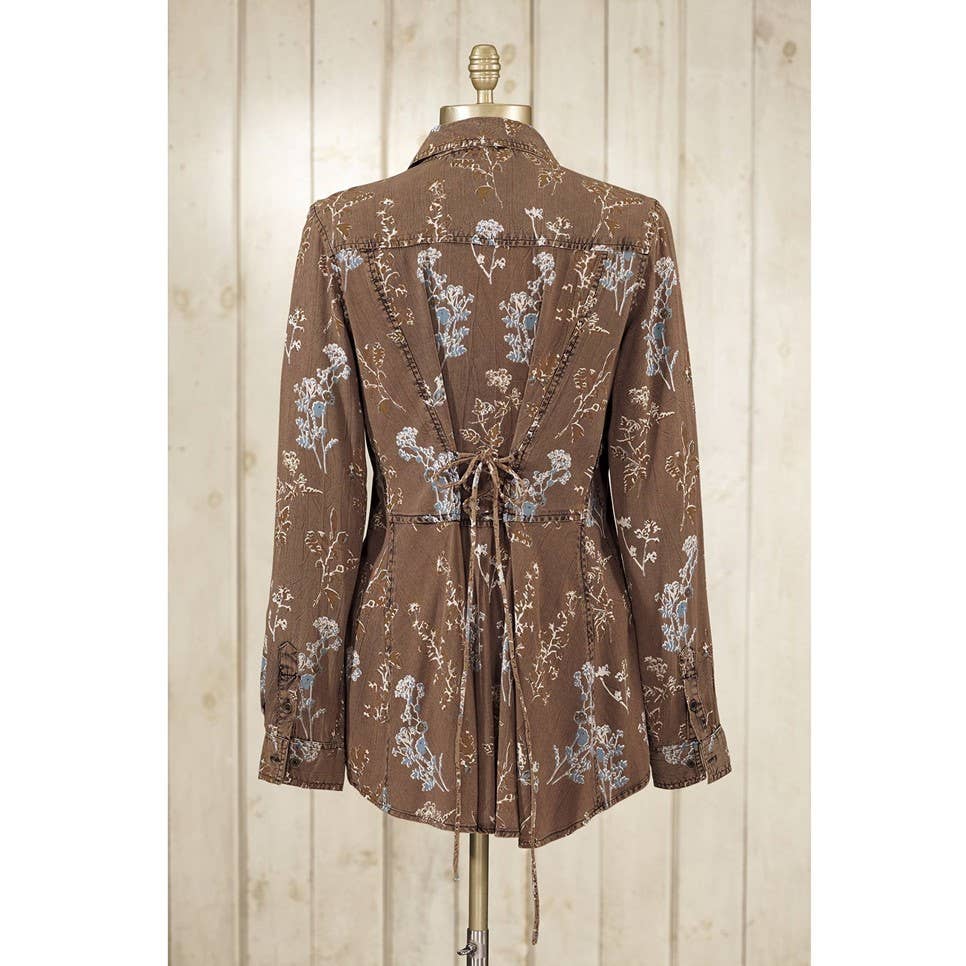 Sandwash Floral Tunic: Multi / Medium