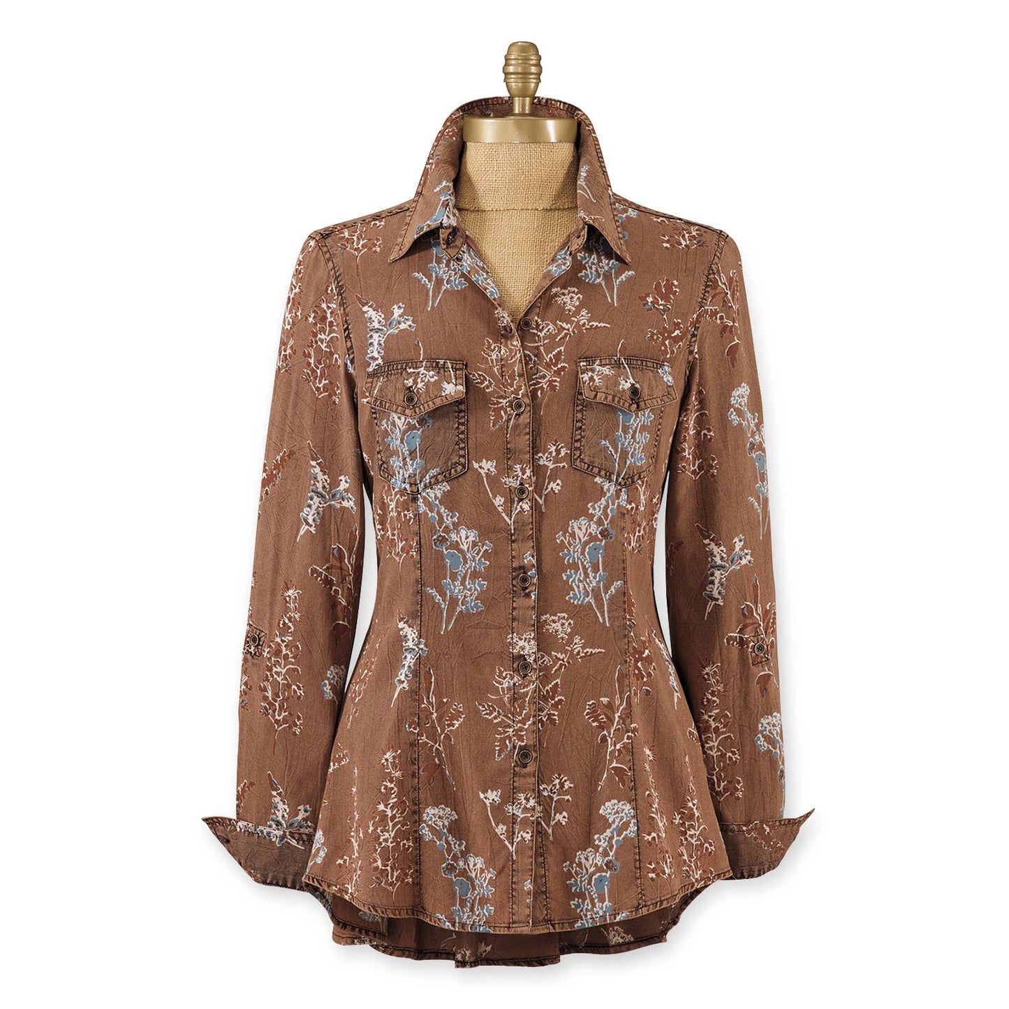 Sandwash Floral Tunic: Multi / Medium